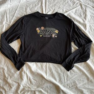 Vans Crop Long Sleeve Shirt, fits Medium